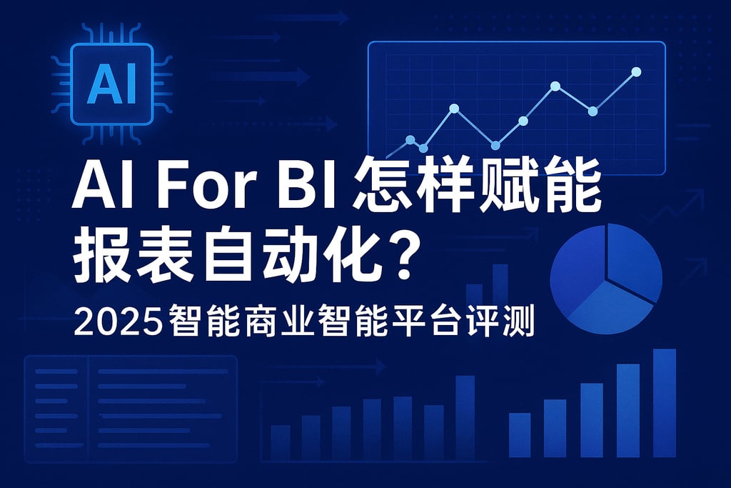AI For BI怎样赋能报表自动化？2025智能商业智能平台评测